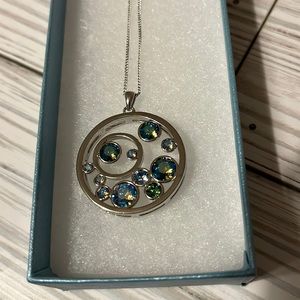 Touchstone Crystal Floating Bubbles Necklace